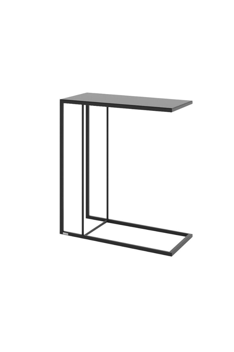 take me HOME - minimalistic side table FELIX - black steel