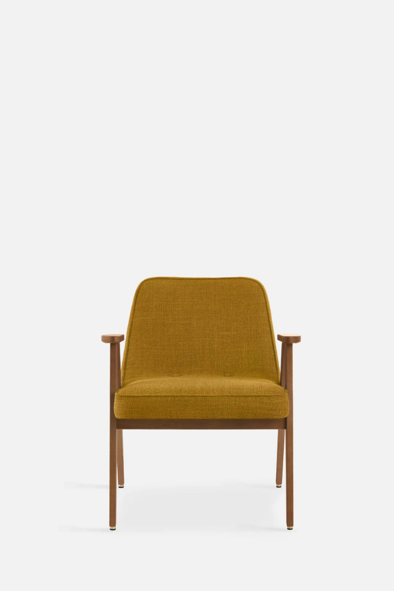 366 Armchair. Coco Collection. Mustard. Oak03