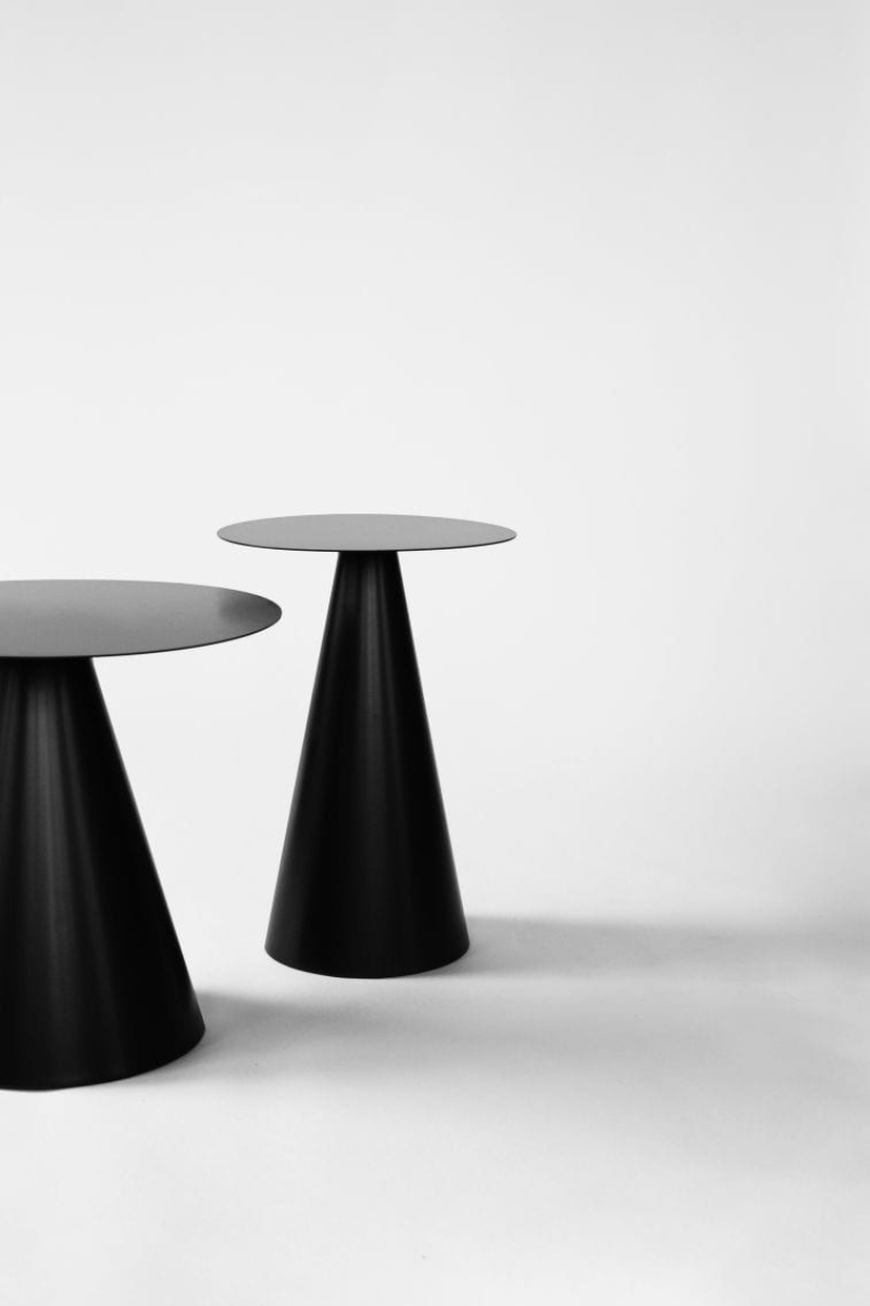 SALAK studio - minimalistic coffee table CHERRY black big